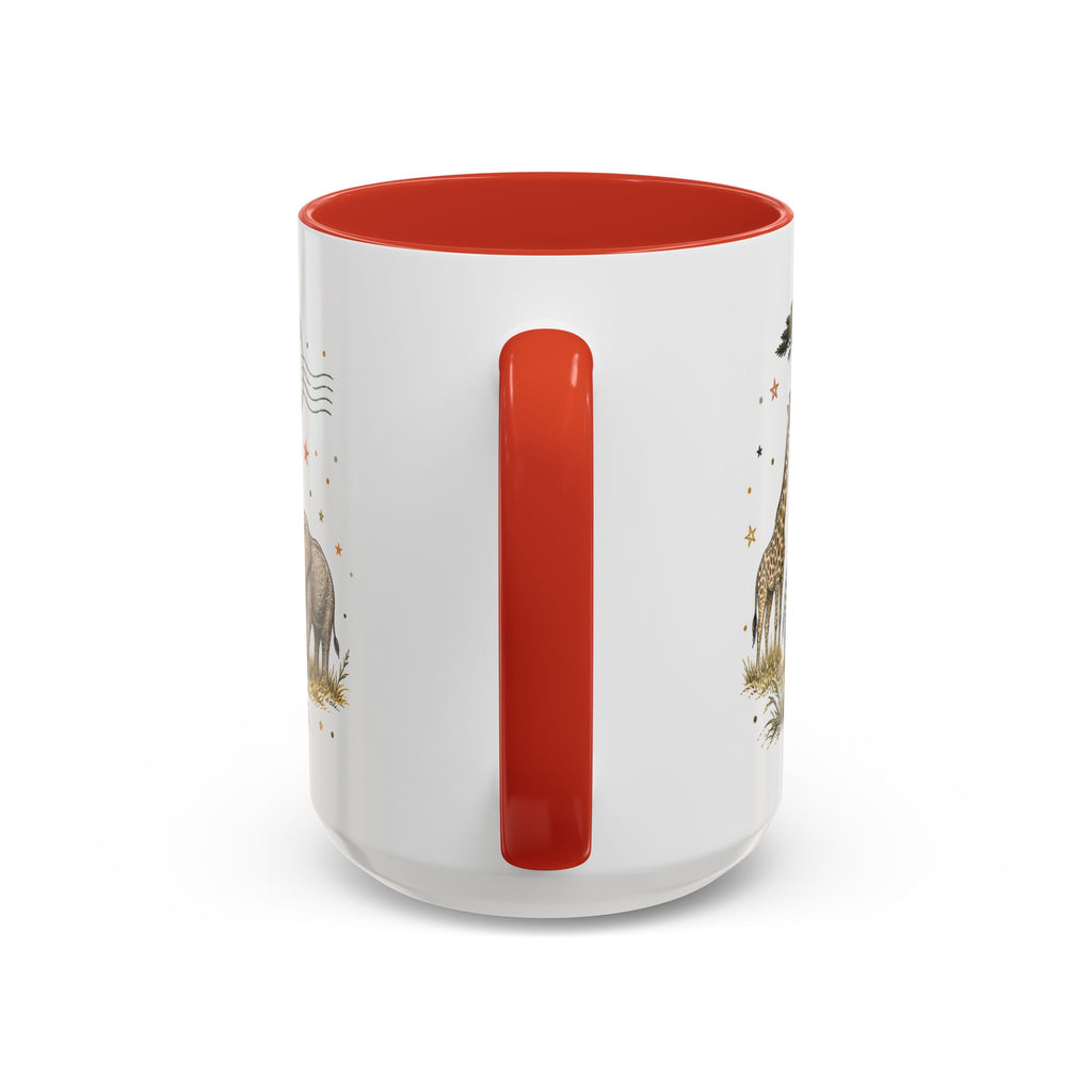 Serengeti Coffee Mug | Travel Destination Souvenir Gift | Accent Color Ceramic 11oz 15oz