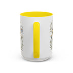 Pyramids of Giza Coffee Mug | Travel Destination Souvenir Gift | Accent Color Ceramic 11oz 15oz