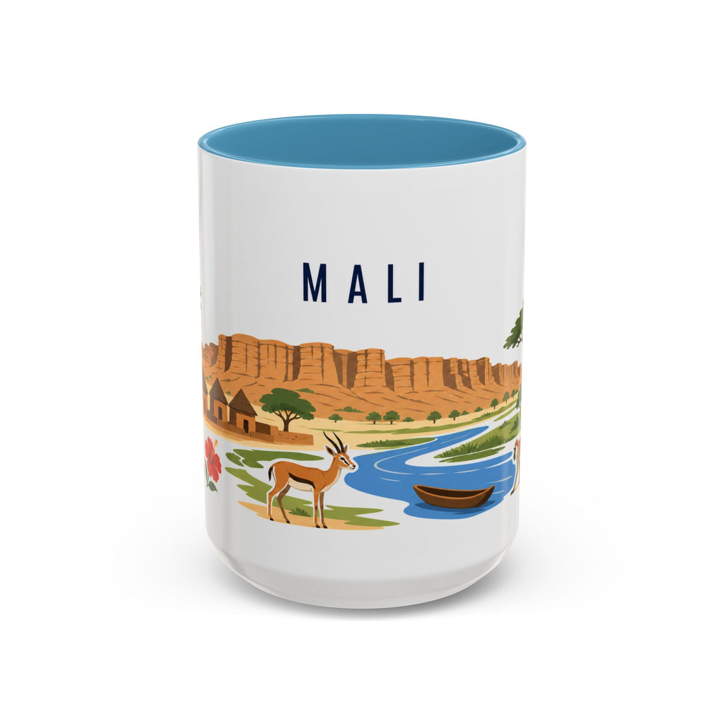 Mali Coffee Mug | Travel Souvenir Accent Mug | Country Gift Ceramic Cup 11oz 15oz