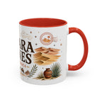 Sahara Dunes Coffee Mug | Travel Destination Souvenir Gift | Accent Color Ceramic 11oz 15oz