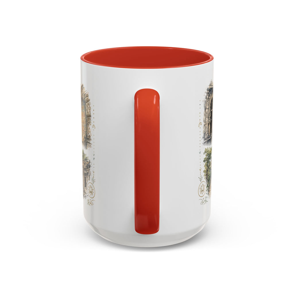 Ajanta Caves Mug, India Travel Souvenir, Bucket List Gift, Accent Ceramic Coffee Mug 11oz 15oz