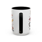 Super Teacher Coffee Mug | All Heroes Wear Capes Teacher Gift | Accent Color Ceramic 11oz 15oz