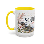 South Korea Home Country Mug | Moving Away Gift | Long Distance Friendship | 11 oz 15 oz Accent Mug