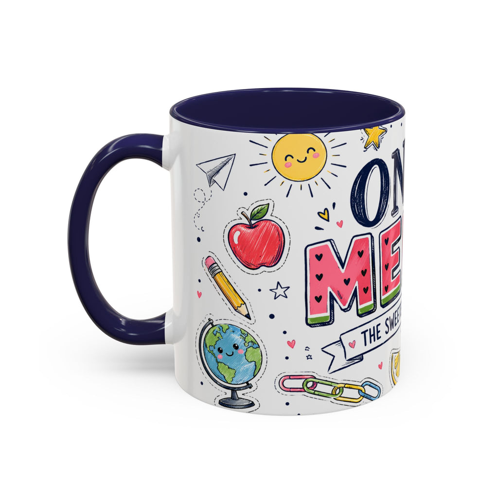 One in a Melon Coffee Mug | Sweetest Teacher Appreciation Gift | Accent Color Ceramic 11oz 15oz