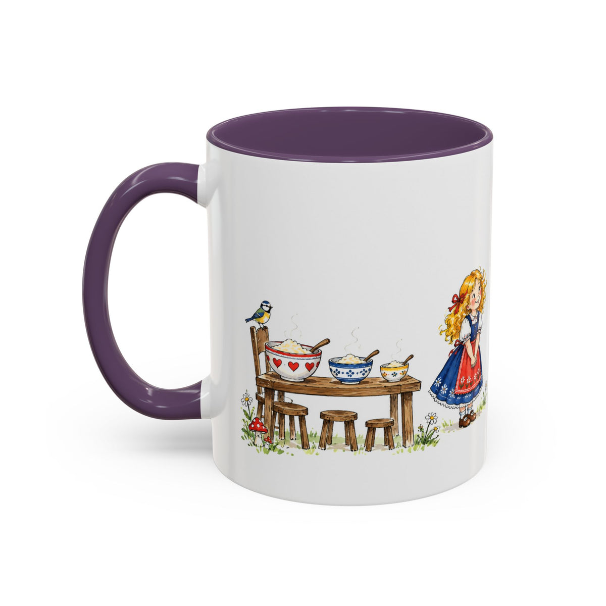Goldilocks and the Three Bears Mug | Storybook Fairy Tale Accent Coffee Mug | EveryLegend