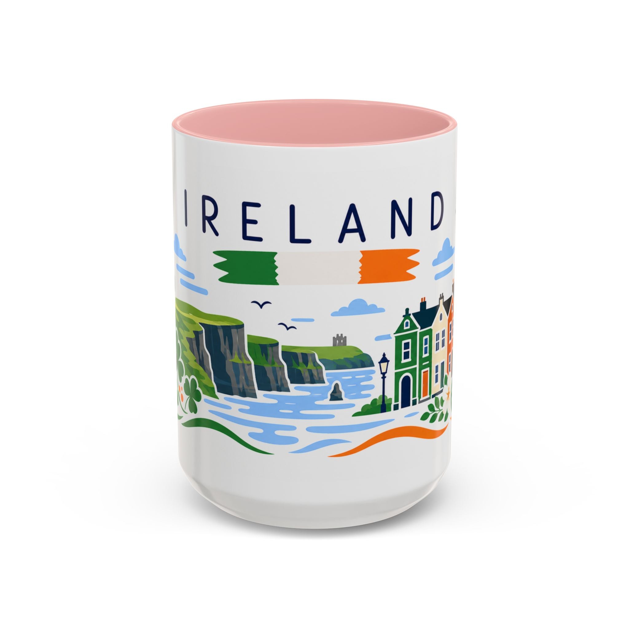 Ireland Coffee Mug | Travel Souvenir Accent Mug | Country Gift Ceramic Cup 11oz 15oz