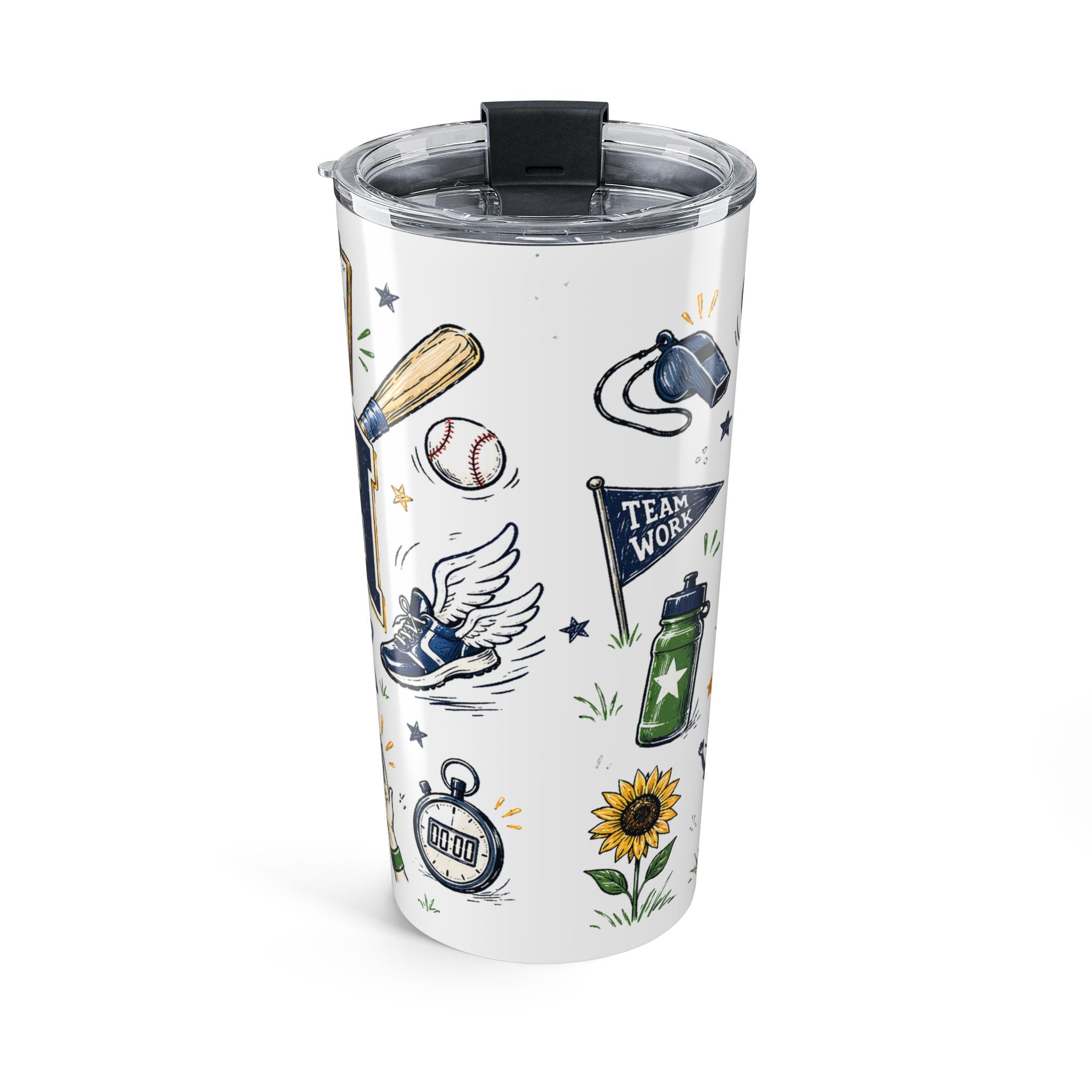 Coach Best Dad On The Field 20oz Tumbler | Father's Day Gift for Dad | Insulated Stainless Steel Travel Cup