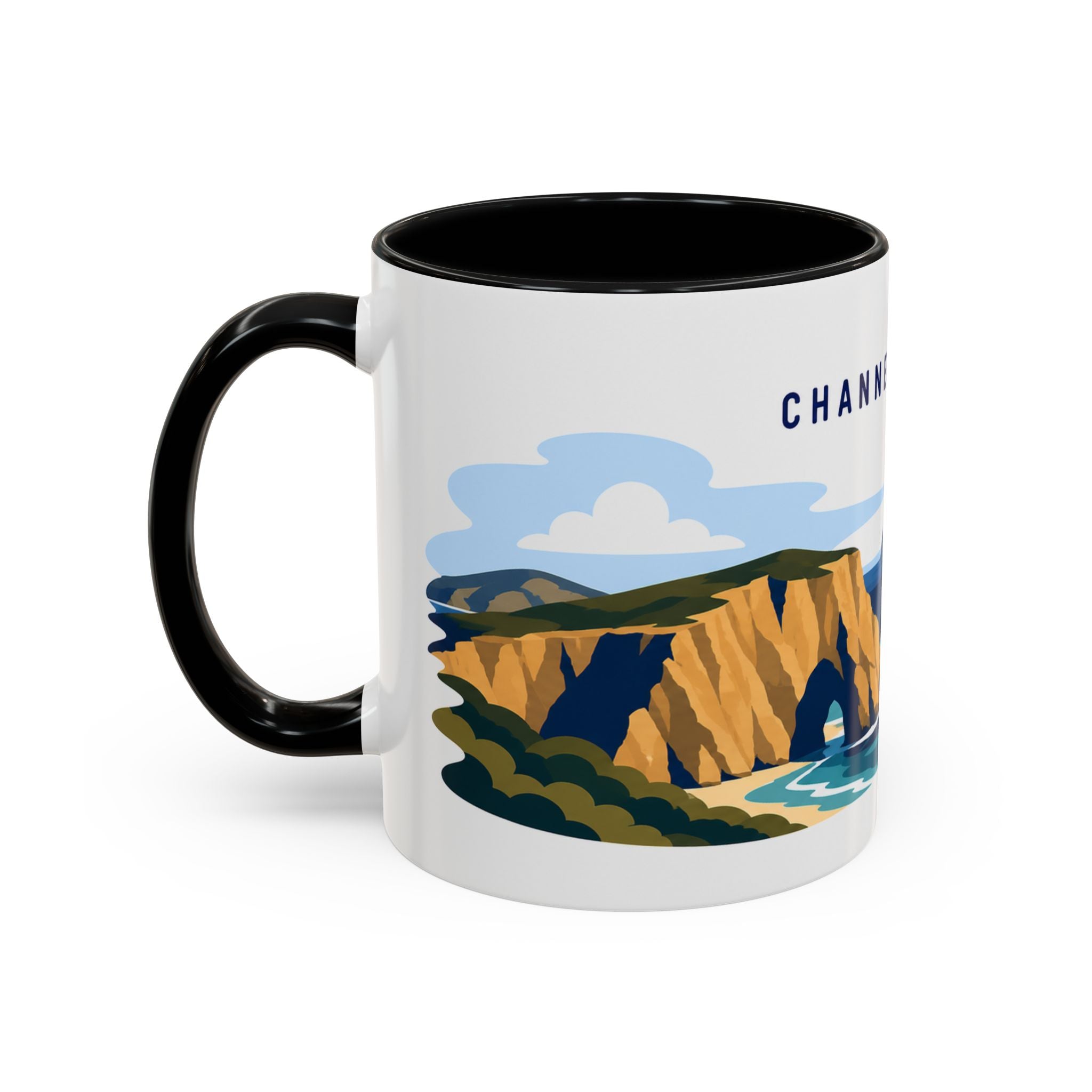 Channel Islands National Park Coffee Mug | Solid Color Block Park Souvenir | 11oz 15oz Accent Mug