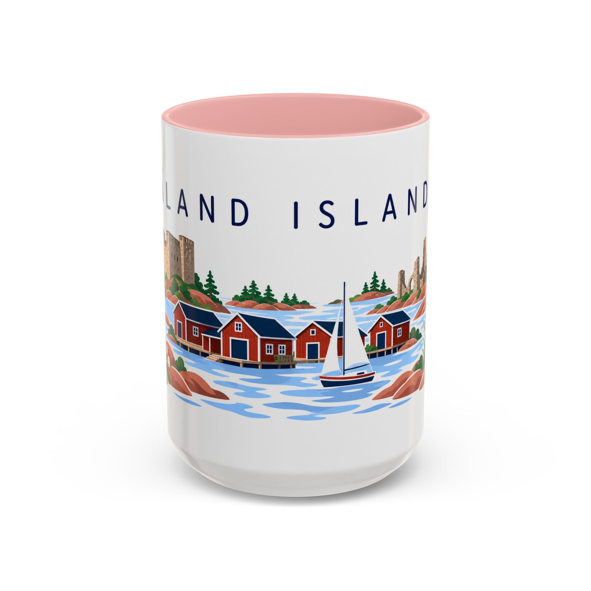 Åland Islands Coffee Mug | Travel Souvenir Accent Mug | Country Gift Ceramic Cup 11oz 15oz