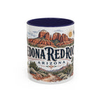 Sedona Red Rocks Mug, Arizona Travel Souvenir, Bucket List Gift, Accent Ceramic Coffee Mug 11oz 15oz