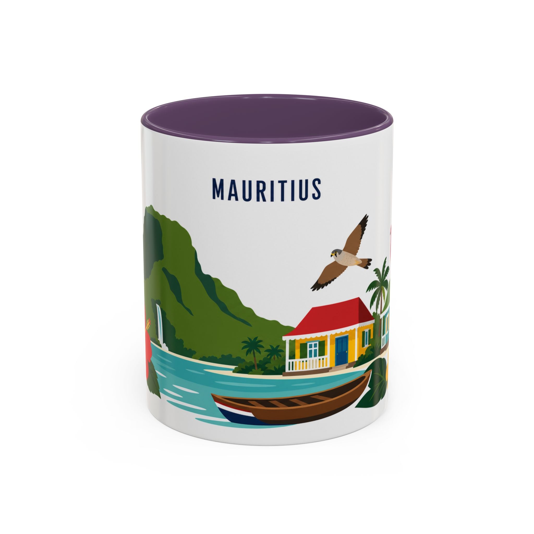 Mauritius Coffee Mug | Travel Souvenir Accent Mug | Country Gift Ceramic Cup 11oz 15oz