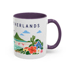 Caribbean Netherlands Coffee Mug | Travel Souvenir Accent Mug | Country Gift Ceramic Cup 11oz 15oz