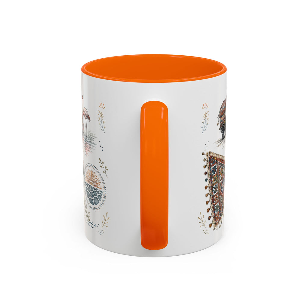Rann of Kutch Mug, India Travel Souvenir, Bucket List Gift, Accent Ceramic Coffee Mug 11oz 15oz