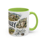 Douro Valley Mug, Portugal Travel Souvenir, Bucket List Gift, Accent Ceramic Coffee Mug 11oz 15oz