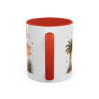 Sahara Dunes Coffee Mug | Travel Destination Souvenir Gift | Accent Color Ceramic 11oz 15oz