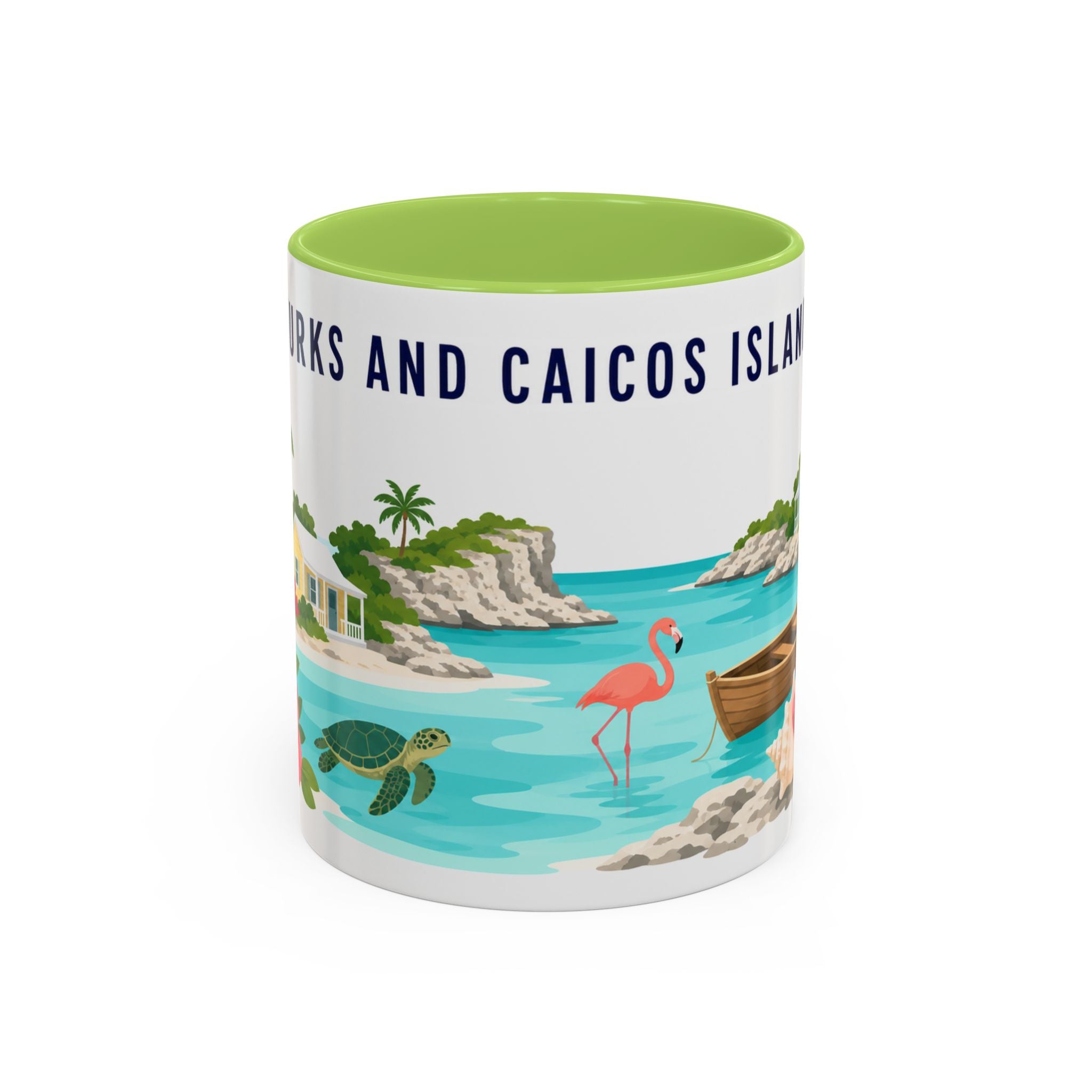 Turks and Caicos Islands Coffee Mug | Travel Souvenir Accent Mug | Country Gift Ceramic Cup 11oz 15oz