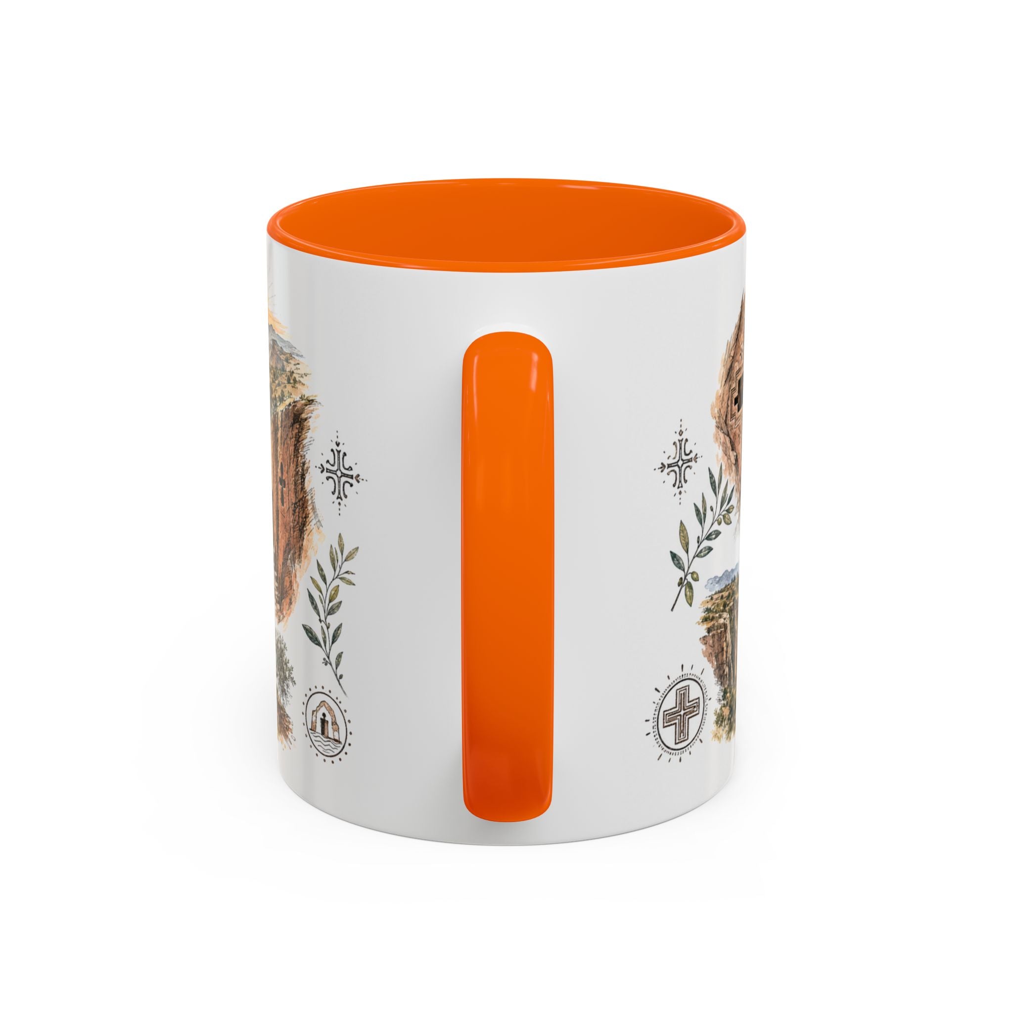 Lalibela Mug, Ethiopia Travel Souvenir, Bucket List Gift, Accent Ceramic Coffee Mug 11oz 15oz