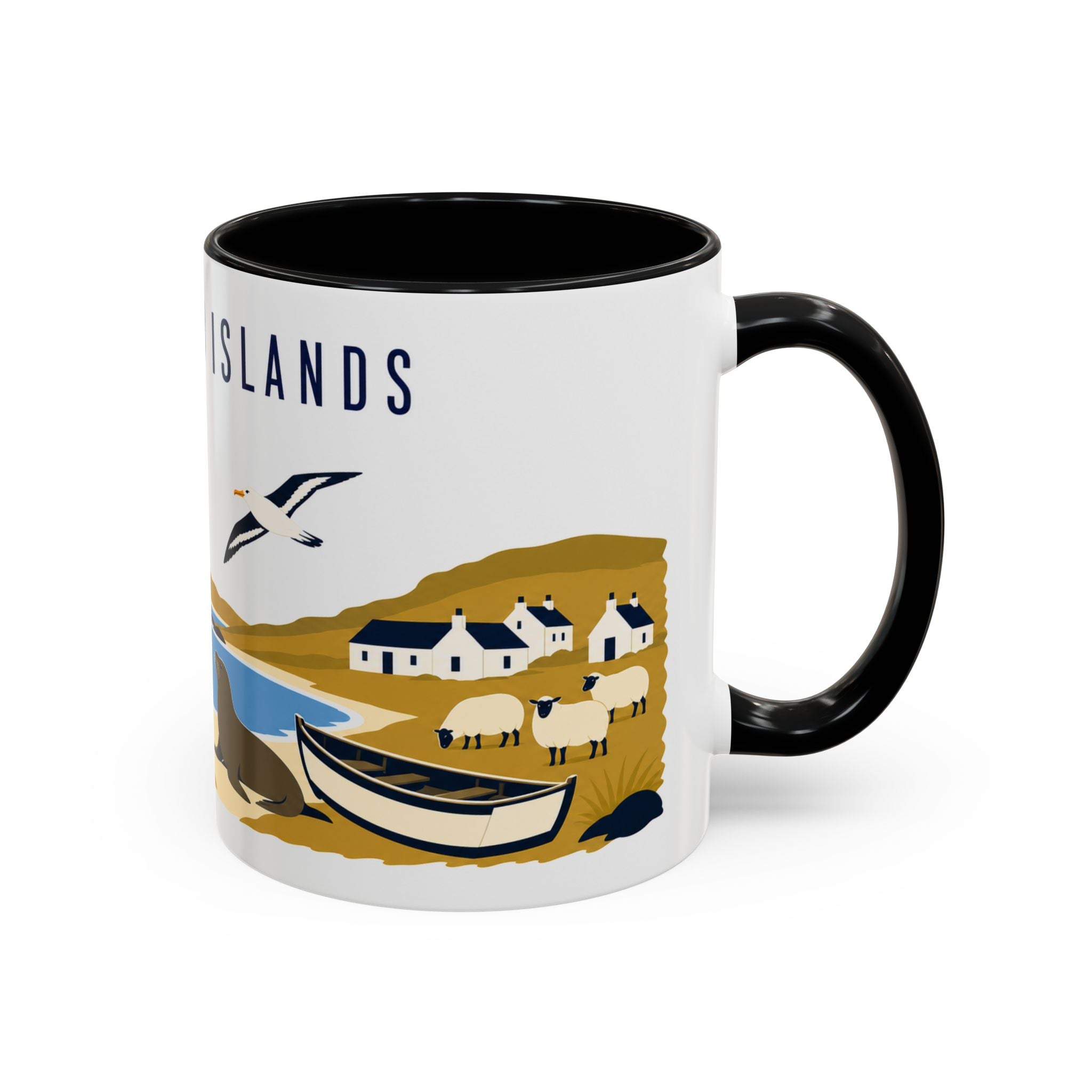 Falkland Islands Coffee Mug | Travel Souvenir Accent Mug | Country Gift Ceramic Cup 11oz 15oz