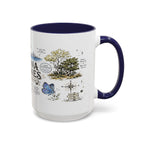 Indiana Dunes National Park Coffee Mug | Indiana Lake Michigan Beach Gift | Accent Color Ceramic 11oz 15oz