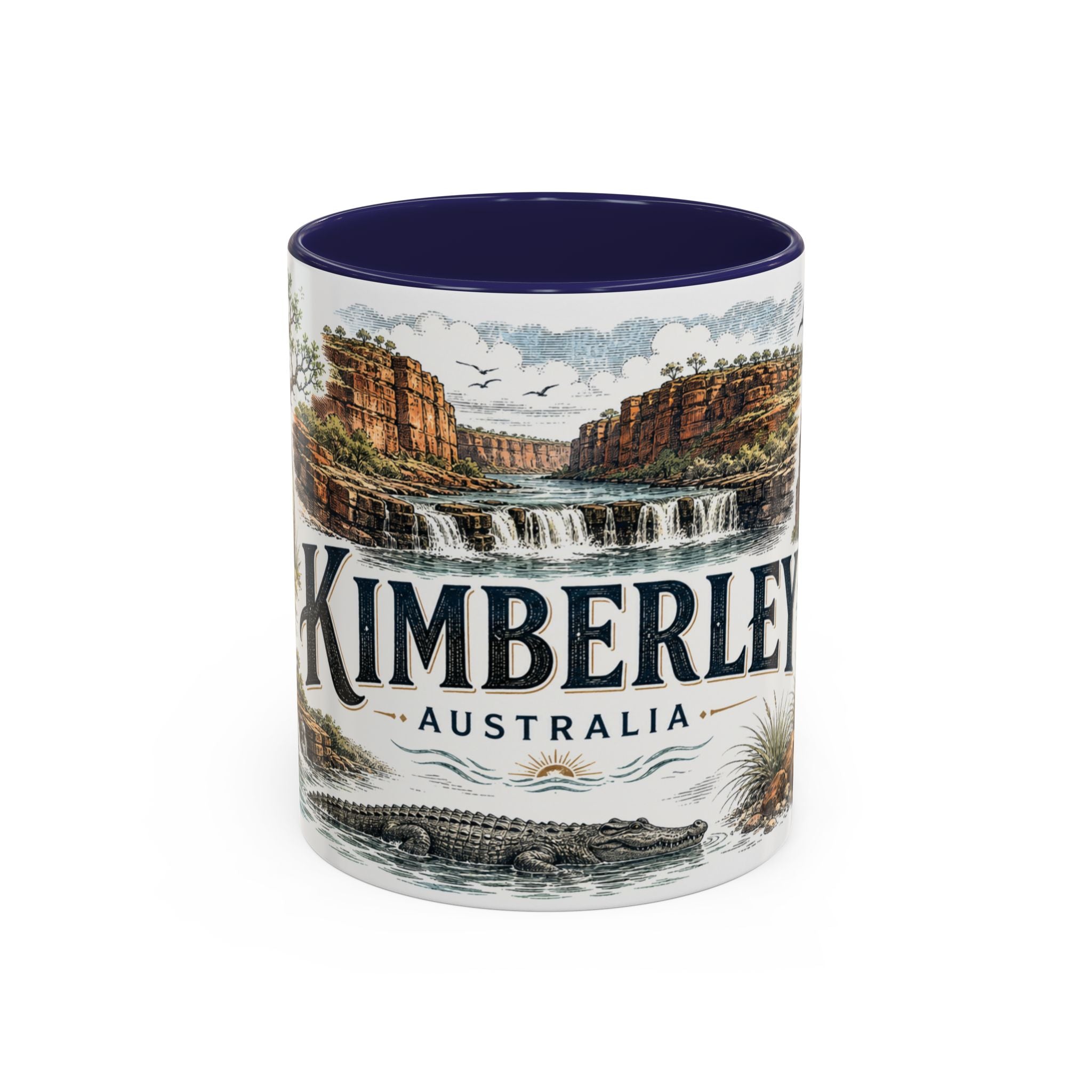 Kimberley Mug, Australia Travel Souvenir, Bucket List Gift, Accent Ceramic Coffee Mug 11oz 15oz