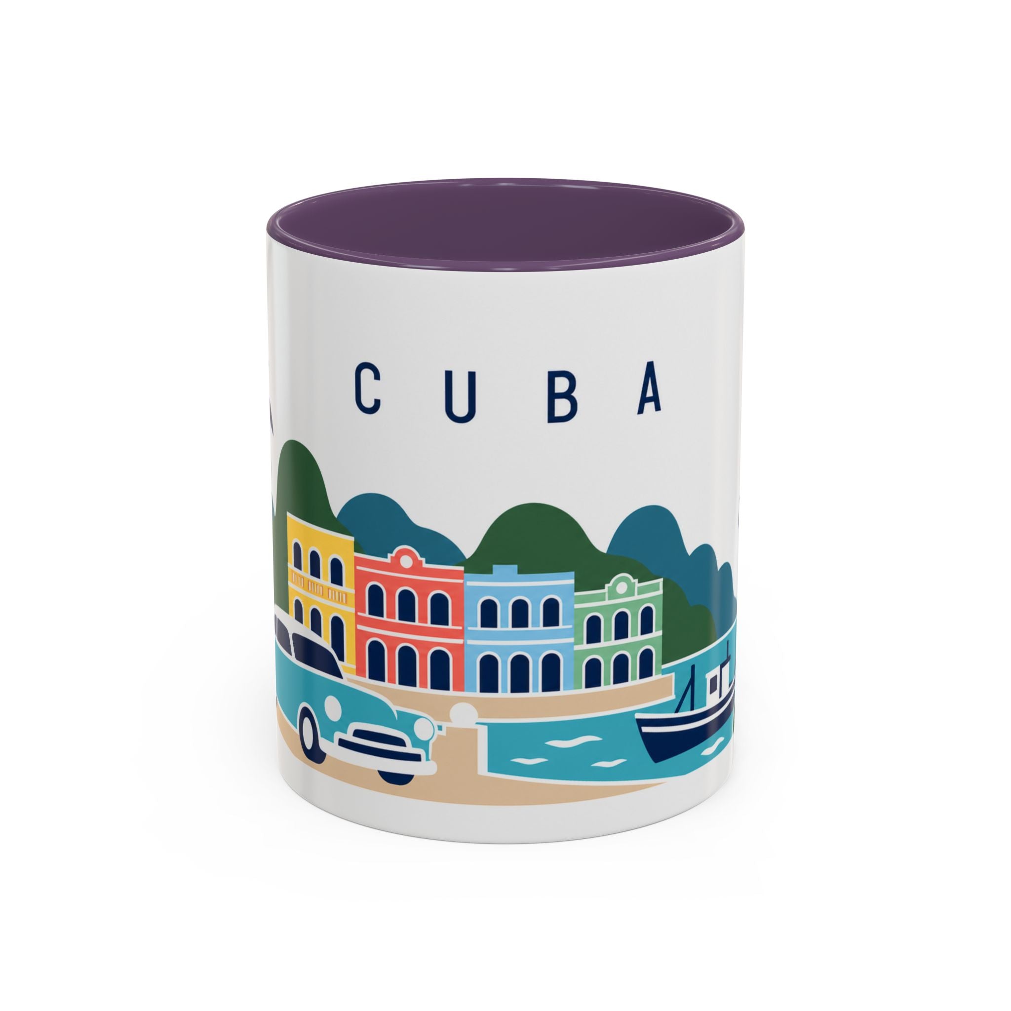 Cuba-Inspired Coffee Mug | US Produced & Fulfilled | Travel Souvenir Accent Mug | Ceramic Cup 11oz 15oz