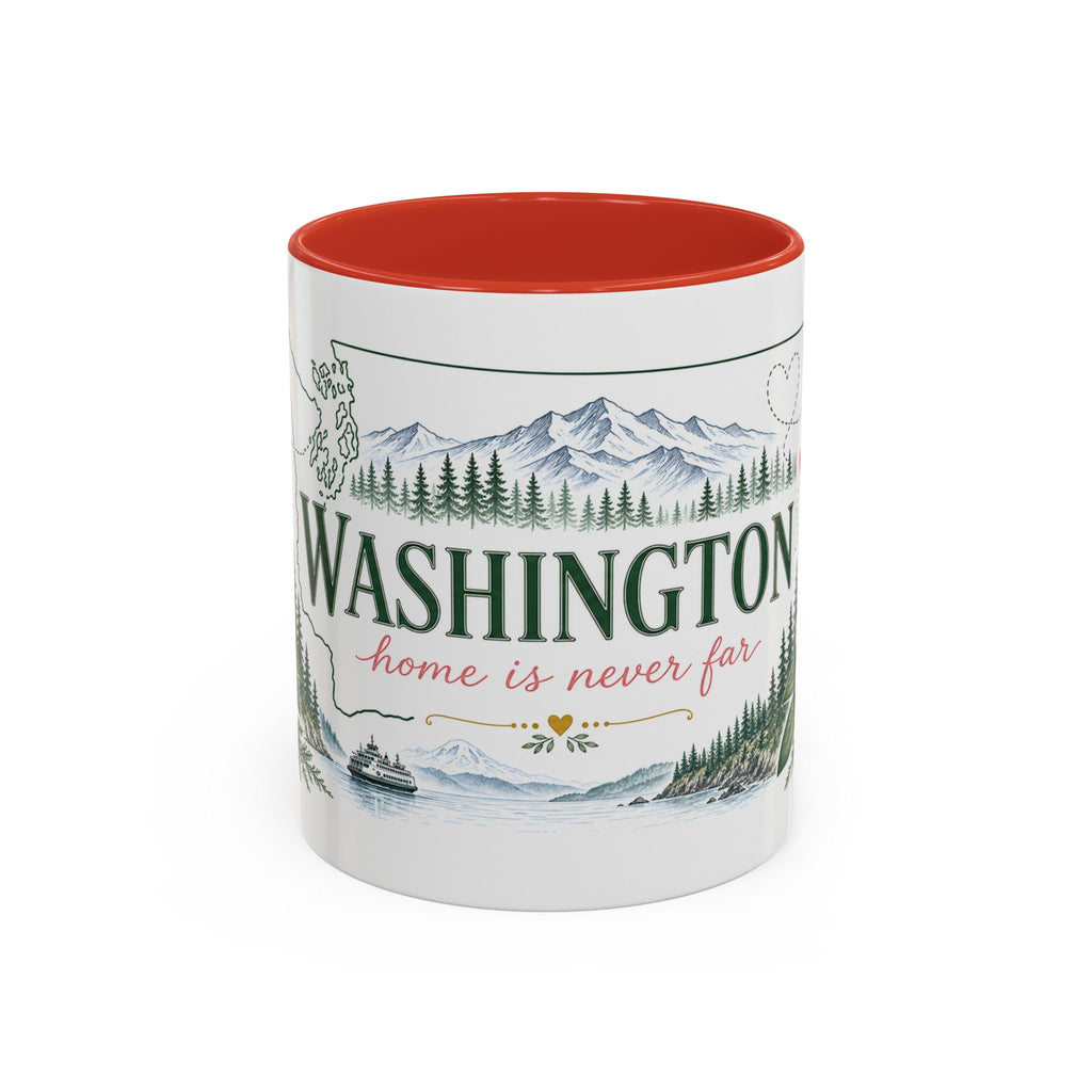 Washington State Map Mug | Moving Away, Homesick, Long Distance Friendship Gift