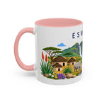 Eswatini Coffee Mug | Travel Souvenir Accent Mug | Country Gift Ceramic Cup 11oz 15oz