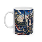 France Soccer Spirit Coffee Mug | Soccer Fan Gift | Ceramic 11oz 15oz Match Day Cup