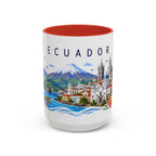 Ecuador Coffee Mug | Travel Souvenir Accent Mug | Place Gift Ceramic Cup 11oz 15oz