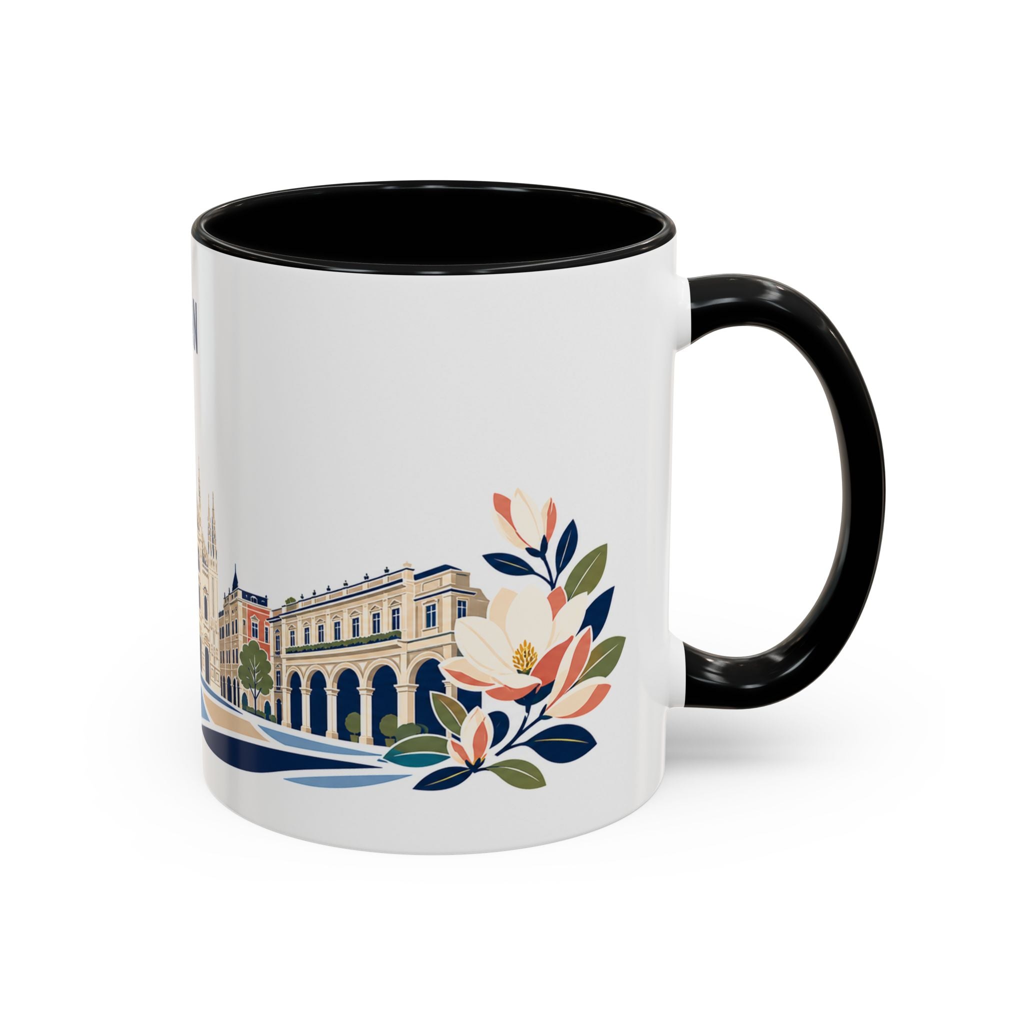 Milan Coffee Mug | Italy Travel Souvenir | Porcelain Decal City Gift | 11oz 15oz Accent Mug