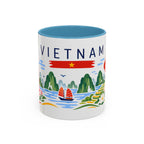 Vietnam Coffee Mug | Travel Souvenir Accent Mug | Country Gift Ceramic Cup 11oz 15oz