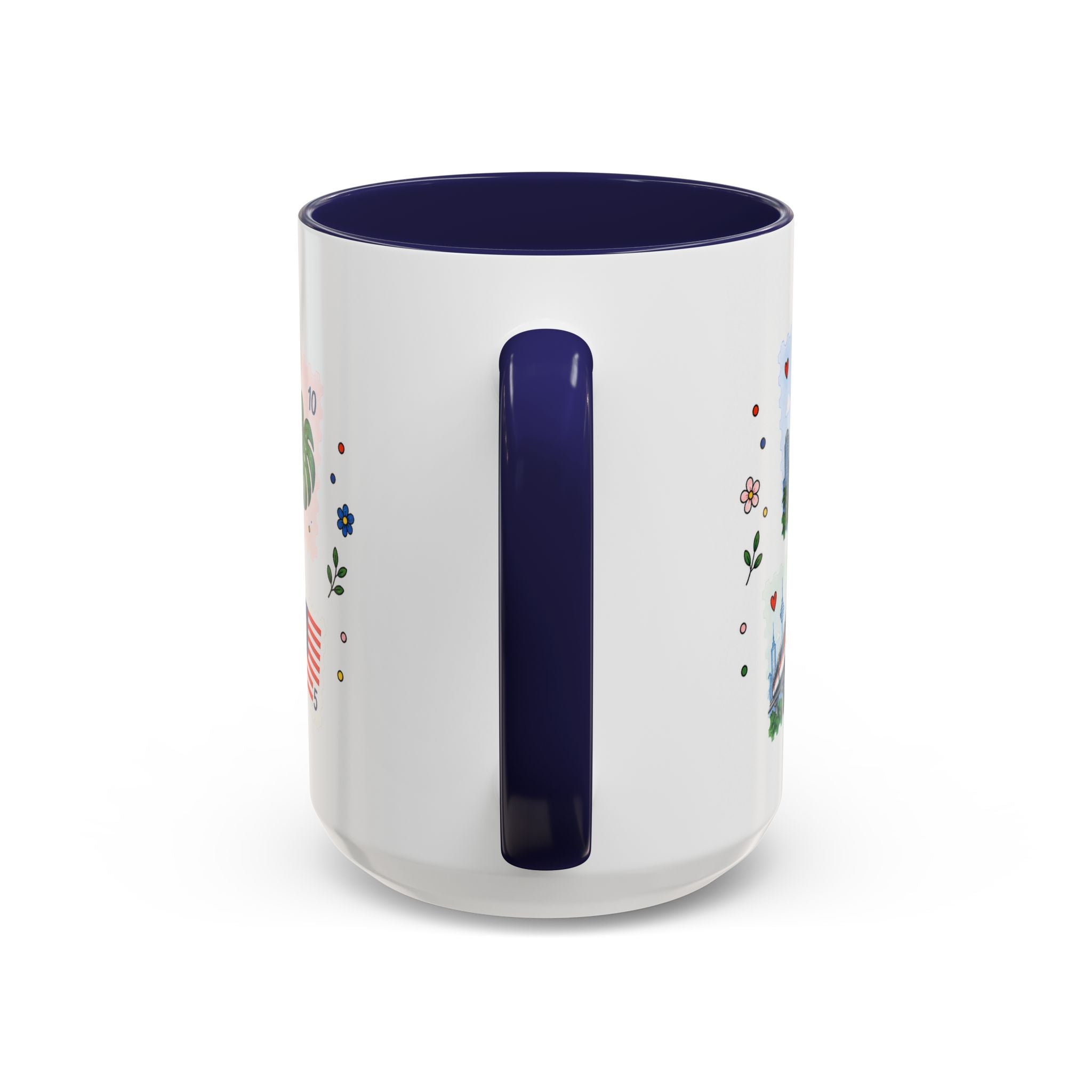 Kuala Lumpur Coffee Mug | Postage Stamp Collage Mug | Travel Souvenir Accent Cup 11oz 15oz
