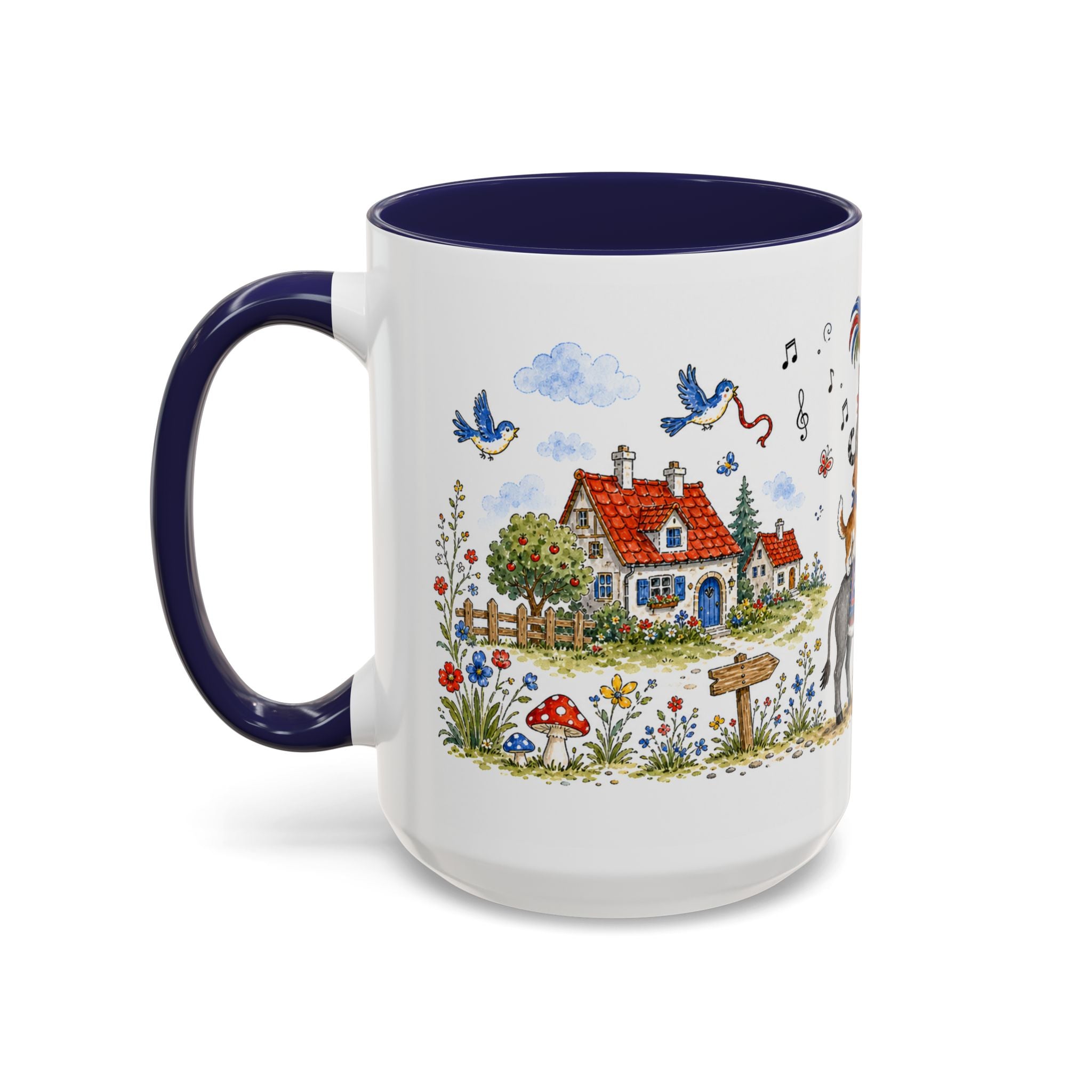 Bremen Town Musicians Mug | Storybook Accent Coffee Mug | EveryLegend