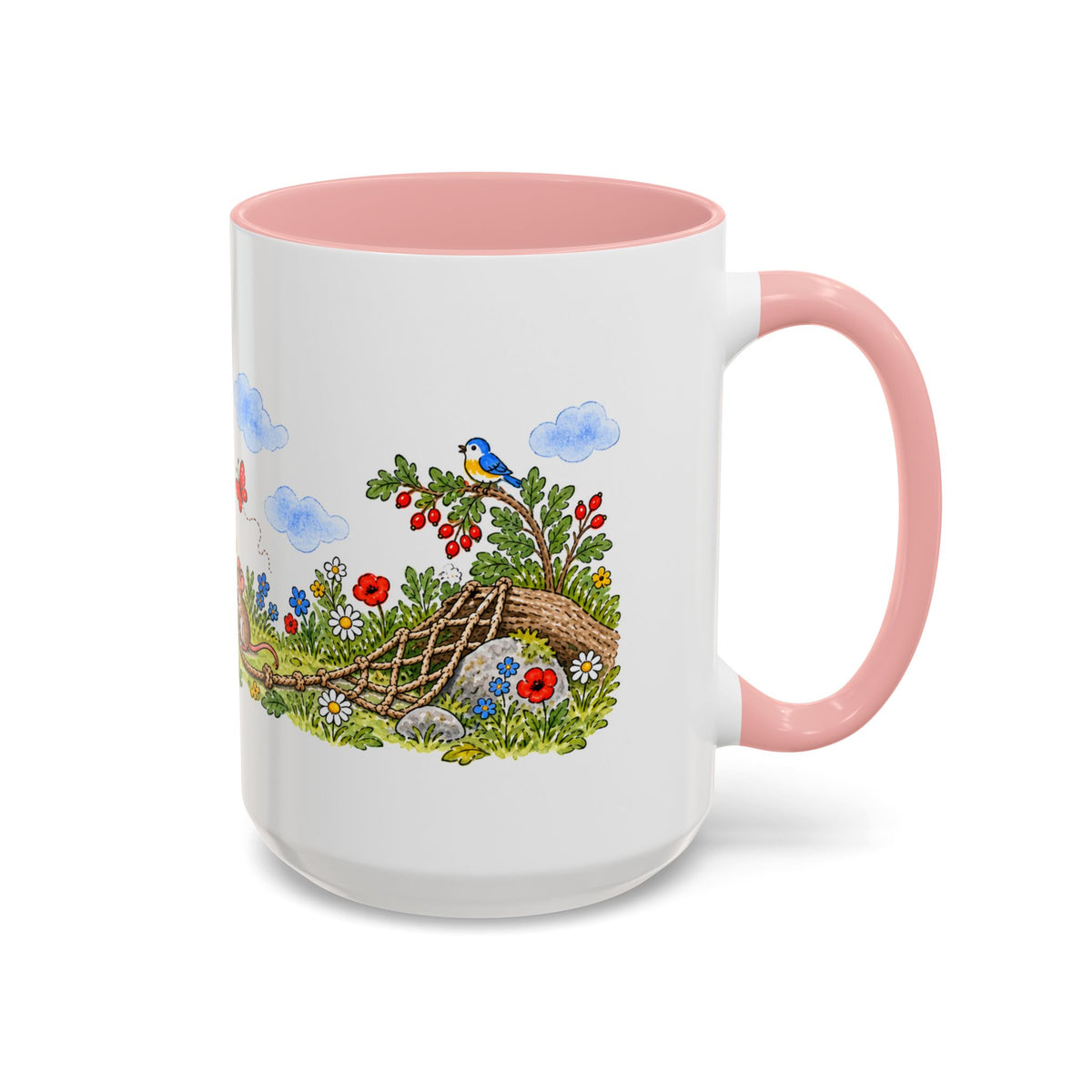 The Lion and the Mouse Mug | Storybook Fairy Tale Accent Coffee Mug | EveryLegend