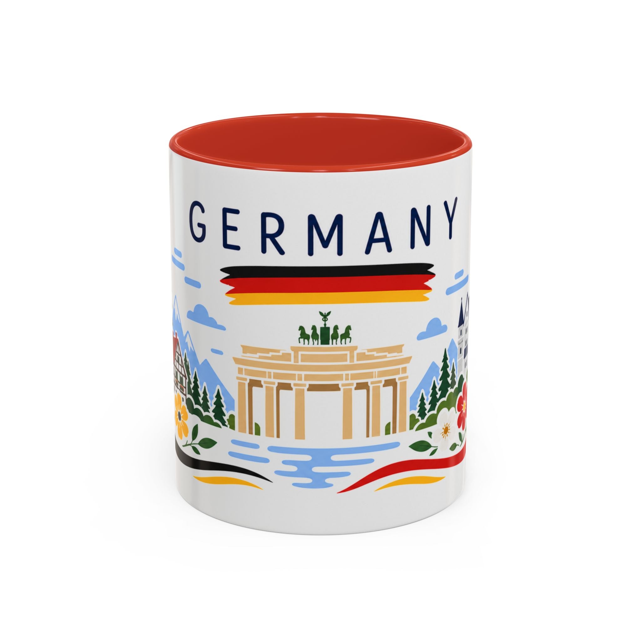 Germany Coffee Mug | Travel Souvenir Accent Mug | Country Gift Ceramic Cup 11oz 15oz