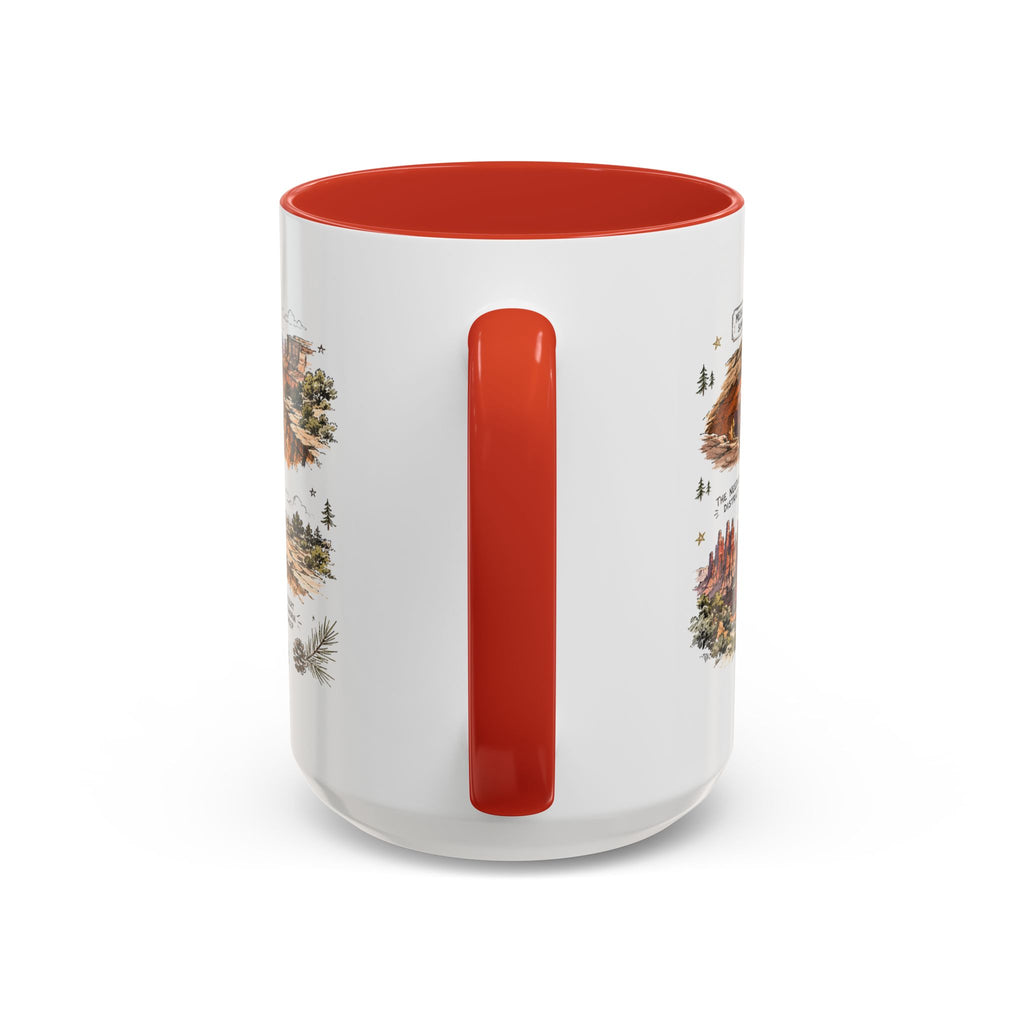 Canyonlands National Park Coffee Mug | Utah Red Rock Desert River Gift | Accent Color Ceramic 11oz 15oz