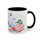 South Korea Coffee Mug | Travel Souvenir Accent Mug | Country Gift Ceramic Cup 11oz 15oz
