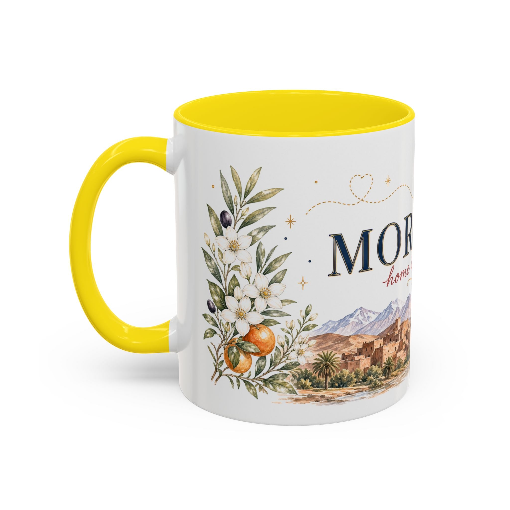 Morocco Home Country Mug | Moving Away Gift | Long Distance Friendship | 11 oz 15 oz Accent Mug