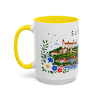 Slovakia Coffee Mug | Travel Souvenir Accent Mug | Place Gift Ceramic Cup 11oz 15oz