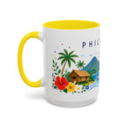 Philippines Coffee Mug | Travel Souvenir Accent Mug | Place Gift Ceramic Cup 11oz 15oz