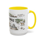 Hot Springs National Park Coffee Mug | Arkansas Thermal Spring Spa Gift | Accent Color Ceramic 11oz 15oz