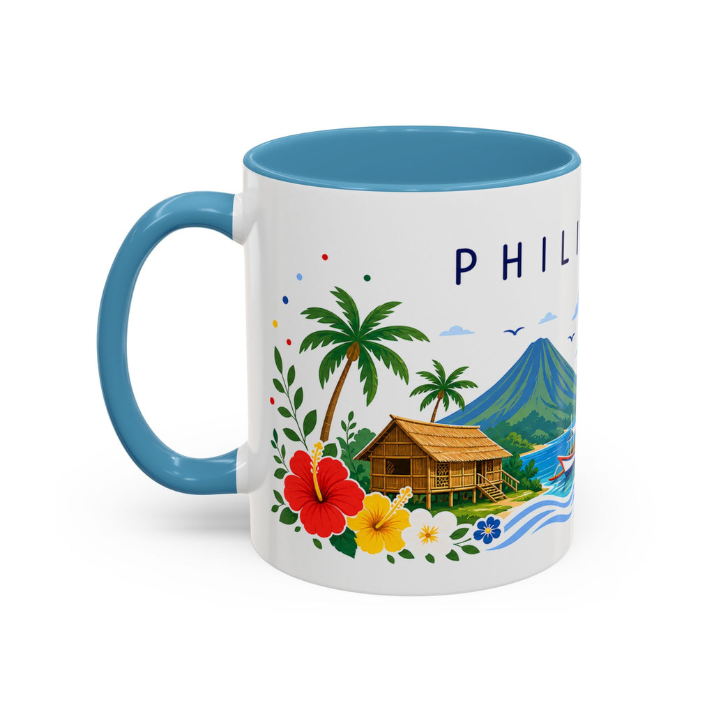 Philippines Coffee Mug | Travel Souvenir Accent Mug | Place Gift Ceramic Cup 11oz 15oz
