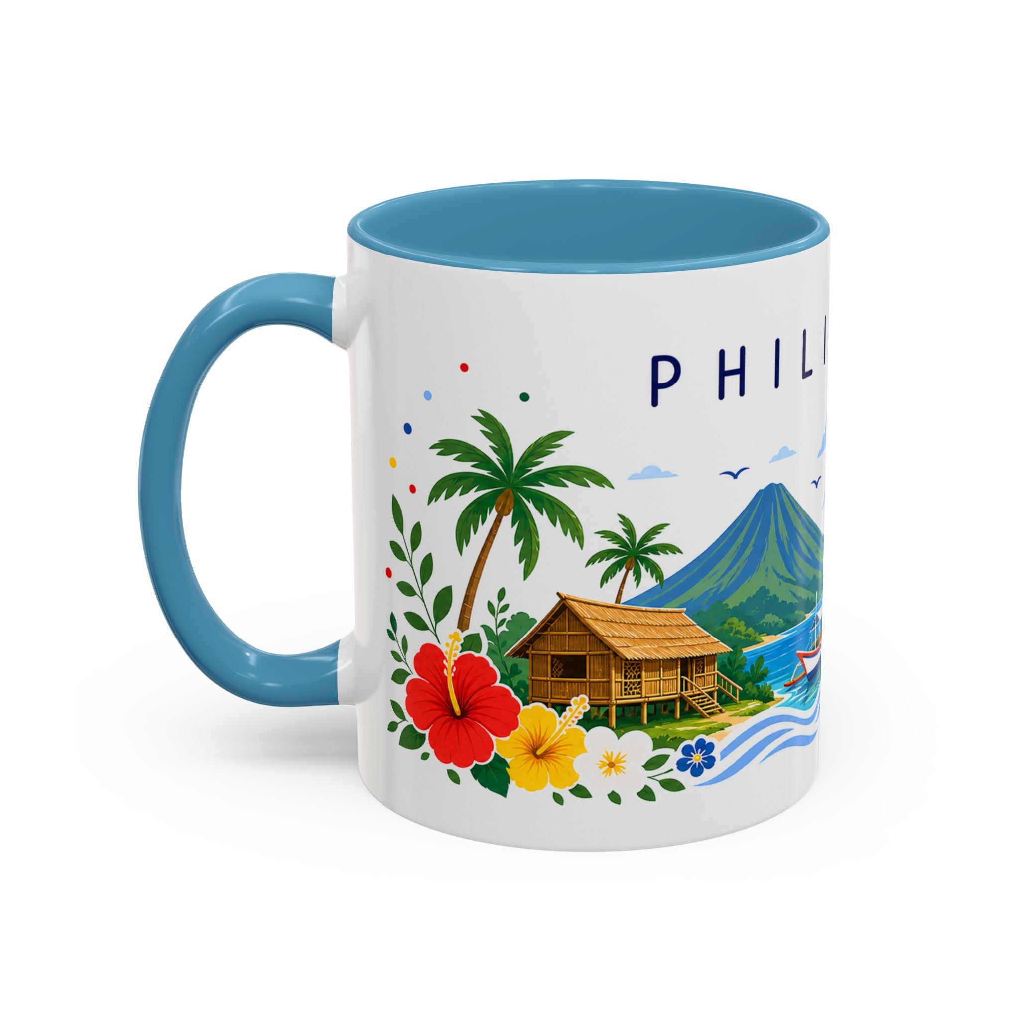 Philippines Coffee Mug | Travel Souvenir Accent Mug | Place Gift Ceramic Cup 11oz 15oz