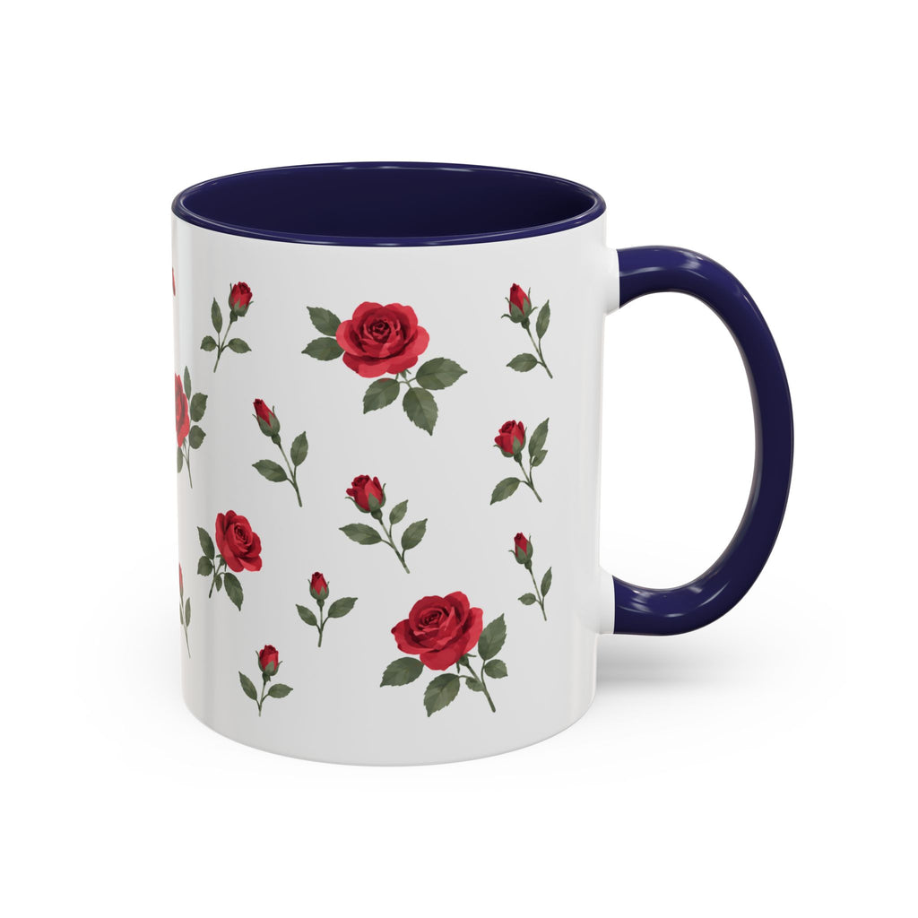 Oklahoma Oklahoma Rose Mug, State Flower Floral Coffee Cup, 11oz Botanical Gift