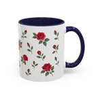 Oklahoma Oklahoma Rose Mug, State Flower Floral Coffee Cup, 11oz Botanical Gift