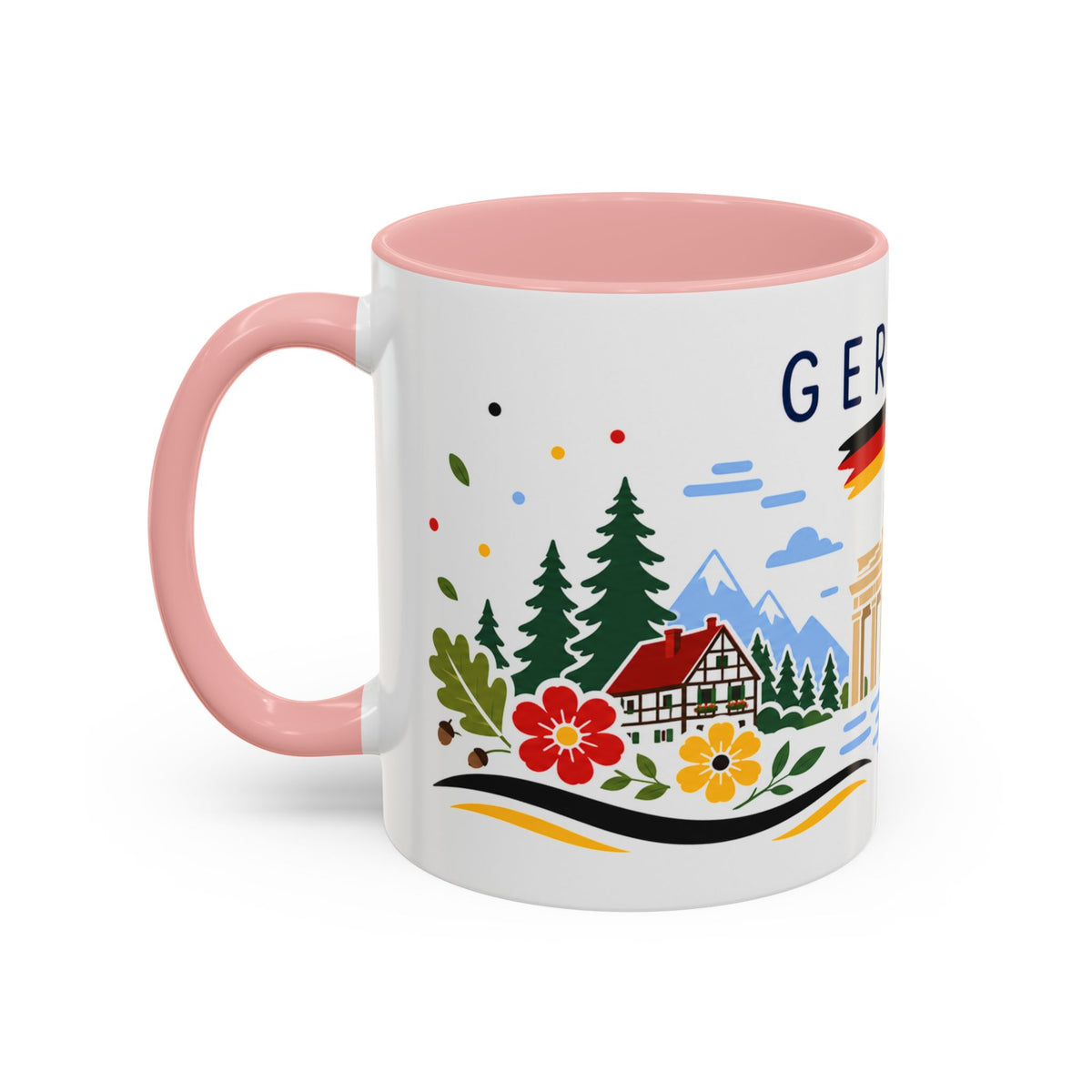 Germany Coffee Mug | Travel Souvenir Accent Mug | Country Gift Ceramic Cup 11oz 15oz