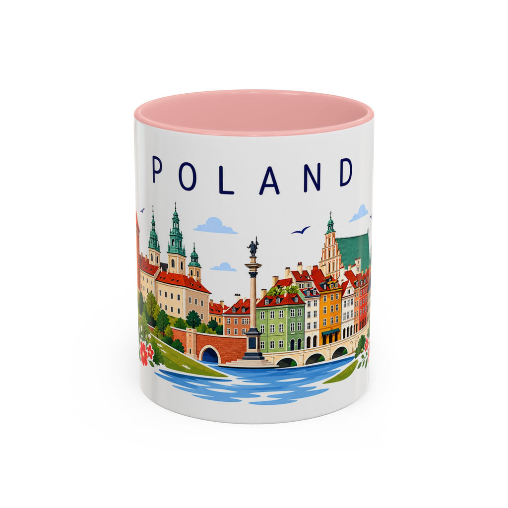 Poland Coffee Mug | Travel Souvenir Accent Mug | Place Gift Ceramic Cup 11oz 15oz