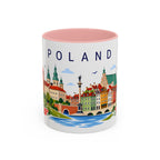Poland Coffee Mug | Travel Souvenir Accent Mug | Place Gift Ceramic Cup 11oz 15oz