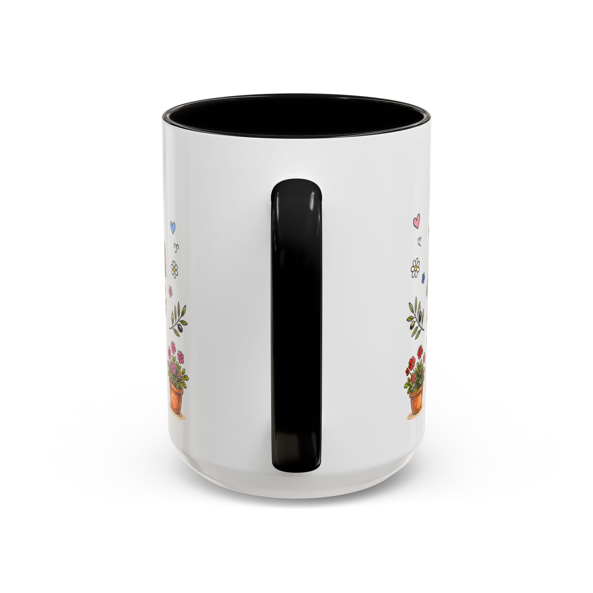 Alberobello Illustrated Travel Mug | Italy Souvenir Accent Coffee Mug | 11oz 15oz Ceramic Cup