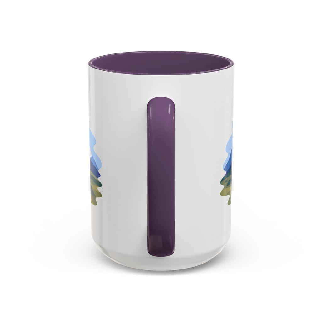 Wrangell-St. Elias National Park Coffee Mug | Solid Color Block Park Souvenir | 11oz 15oz Accent Mug